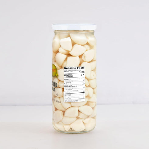15.9 Sanniti Spanish Pickled Garlic, Ounces