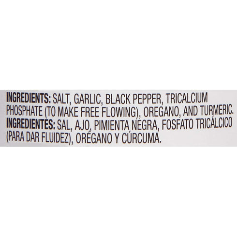14.37 oz (Pack 12) Lawry's Casero Adobo Seasoning with Pepper