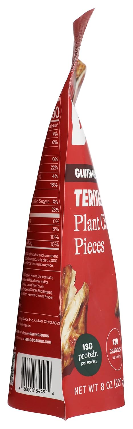 DARING 8 Foods, Chicken Pieces Plant Based Teriyaki, Ounce