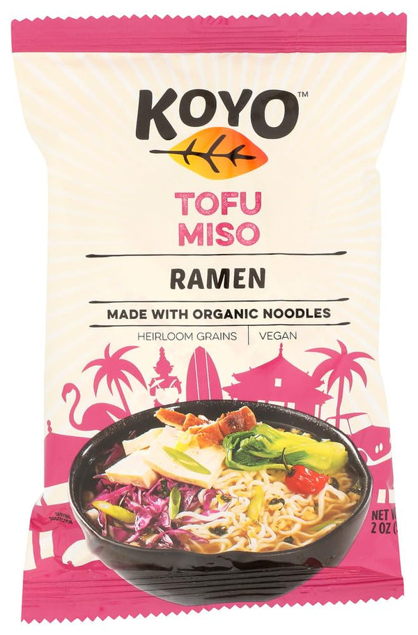 Koyo Natural Foods, Tofu Miso Ramen, 2 oz (57 g)(Pack of 2)