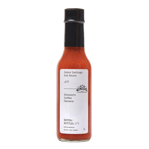 Señor Lechuga Hot Sauce, .507 Habanero, Coffee, Cáscara
