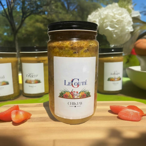Generic 32 oz Haitian Chiktay Smoked Herring and Vegetable Spread, Jar