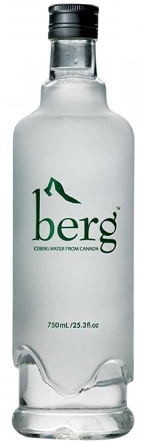 Berg Water, Sourced from Ices, 25.36oz (One 750ml Glass Bottle)