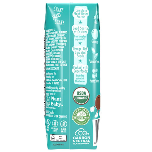 2x 8oz 2x 8oz Kiki Milk Plant Based Milk - The Starter Kit - Chocolate Milk & Organic Original Kiki Milk - Calcium