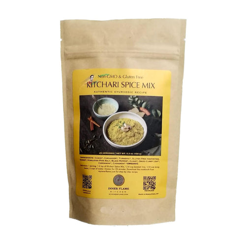 Inner Flame Kitchari Spice Mix - Gluten FREE, Non-GMO, No Preservatives, 10 Servings