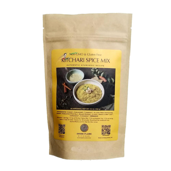 Inner Flame Kitchari Spice Mix - Gluten FREE, Non-GMO, No Preservatives, 10 Servings