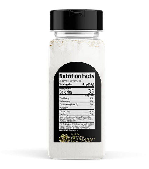 (9.6 GranAroma Tapioca Starch, Culinary Quality, Corn Starch Replacement, Tapioca Flour Ounce)