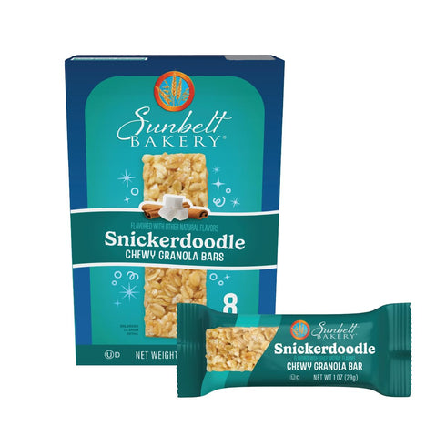 8-1.0 OZ Sunbelt Bakery Snickerdoodle Chewy Granola Bars, Bars