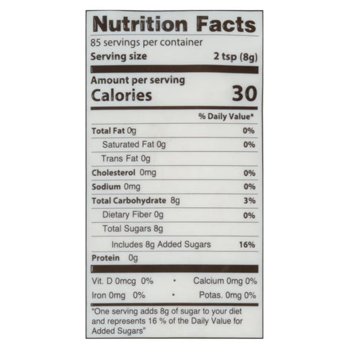 1.5 lb. (Pack 3) 100% Iberia Organic Premium Cane Sugar, of Natural, Non GMO, Pure Cane Sugar