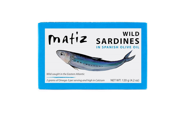 Matiz Sardines in Olive Oil, 4.2 Ounce Can (Pack of 5) Spanish