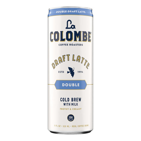 La Colombe Double Shot Draft Latte, 9 Fluid Ounce, 4 Count, Cold-Pressed Espresso and Frothed Milk