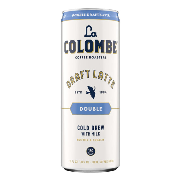 La Colombe Double Shot Draft Latte, 9 Fluid Ounce, 4 Count, Cold-Pressed Espresso and Frothed Milk