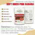 5.29oz (150g) SOFT DRIED PINK BANANA VIETFARMFOOD: Convection dried fruit, pure natural sweetness without sugar, soft