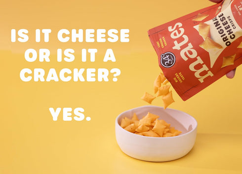 34 4 Pack Degrees Mates Original Gouda Cheese Crisps - Light & Crispy Cheese Crisps | Gluten-Free, Low Calorie, Healthy
