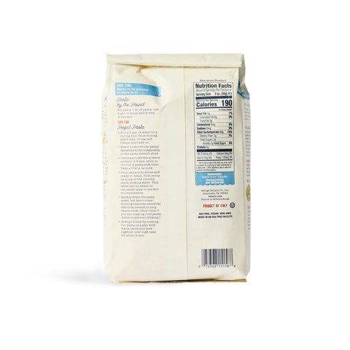 100% 16 oz (2 Pack) DeLallo Mafaldini Pasta, Mini Lasagna Noodles, Short Ruffle Shape, Vegan, Kosher, Non-GMO, Made