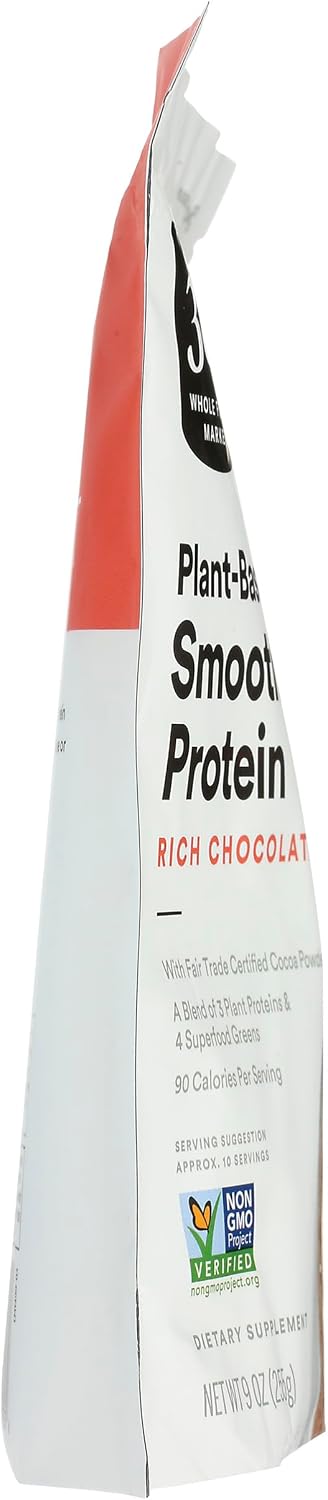 365 by Whole Foods Market 9 , Protein Smoothie Plant Rich Chocolate Ca Only, Ounce