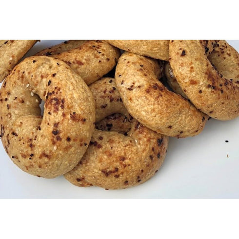 RawJoy Pack 12 Fresh New York Garlic Bagel by | Delicious Fresh Garlic Bagel