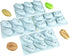 Ywmsfl Frozens Creative Pistachios Pecan Designs Silicone Ideal for Cake Chocolate and Treats Kitchen Baking Decorative