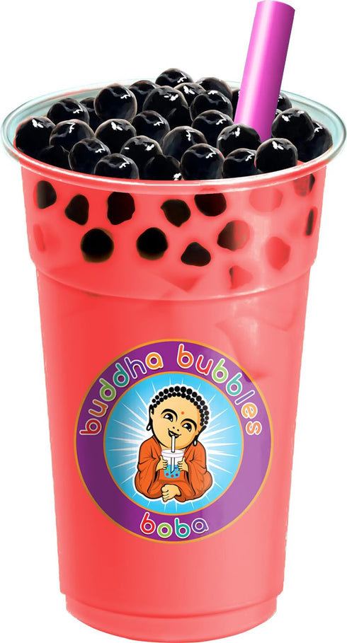 Premium WATERMELON Boba/Bubble Tea Drink Mix Powder by Buddha Bubbles Boba, 10 Ounce