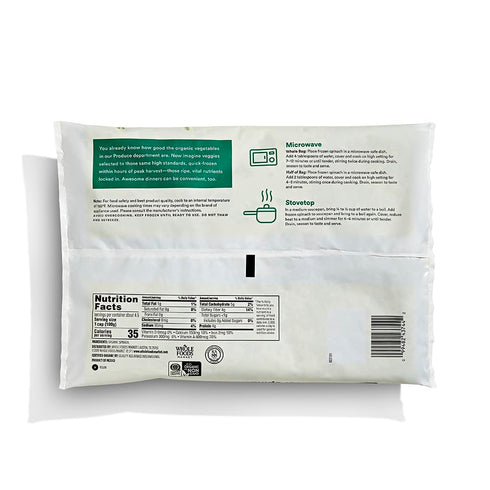 365 by Whole Foods Market 16 oz , Organic Whole Leaf Spinach