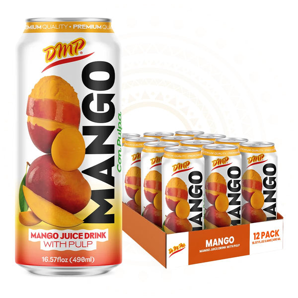 De Mi Pais Mango Juice Drink with Pulp Refreshing Canned Juice with