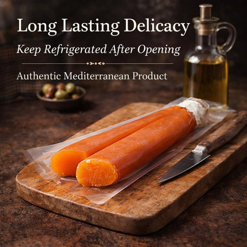 5 oz, Smeralda Bottarga di Muggine Whole Bottarga from Sardinia, Italian Grey Mullet Roe, Traditional Dried Fish Roe