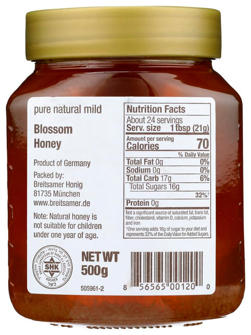 Breitsamer Golden 17.6 oz (3 Honey each Items Per Order)