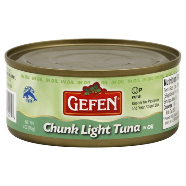 Gefen Chunk Light Tuna in Oil 6oz.