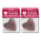 Chocolatey Dipped Marshmallow Toppers - Pack of 2 - Heart Shaped Marshmallows
