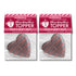 Chocolatey Dipped Marshmallow Toppers - Pack of 2 - Heart Shaped Marshmallows