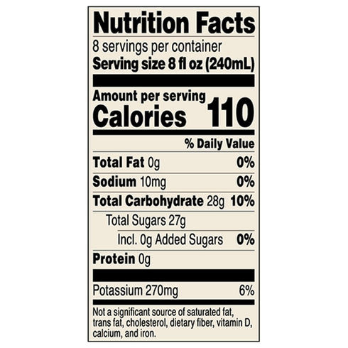 64 Oz (Pack 1) Tree Top Organic Apple Juice, Fl