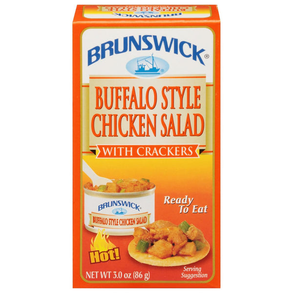 Brunswick , Ready To Eat Buffalo Chicken Salad Kit, 3 Ounce