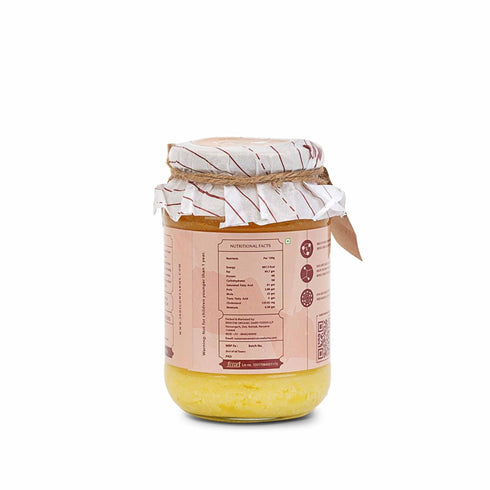 Indicow A2 (500ml (16.91oz), A2 a2 Desi Cow Ghee, Clarified Butter | Grass Fed Cows | Kankrej Cow Ghee) | Keto