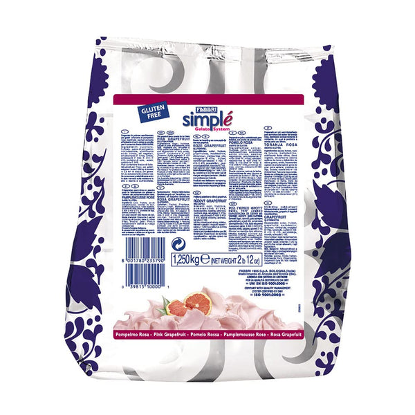Pink Grapefruit - Fabbri Gourmet Soft Serve/Gelato Mix, 2.75 pound bag