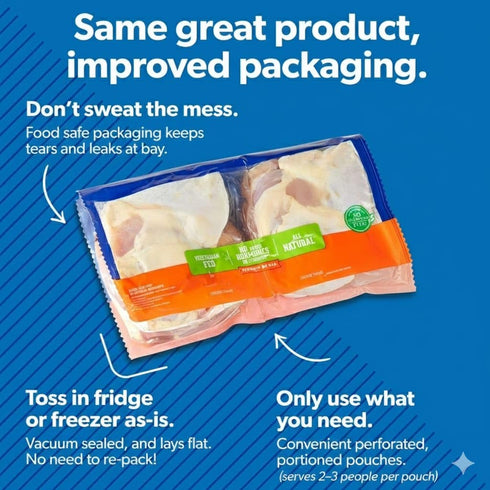 Generic Bone-In Chicken Thighs , Are a delicious and flavorful alternative to beef, offering significantly less fat per