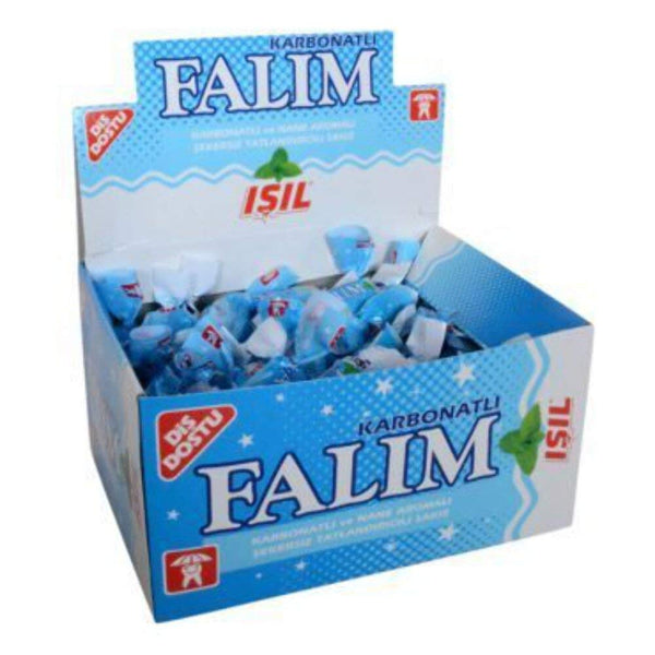 Sugarless Falim Plain Gum - Carbonate & Mint Grass Flavored - 100 Pieces