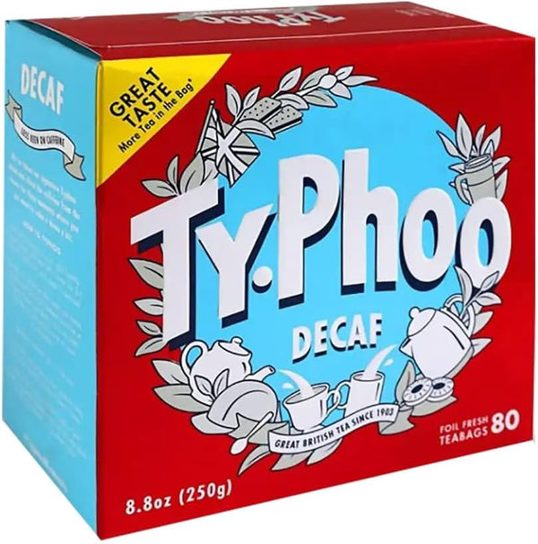 Typhoo Decaf Tea Bags, 80 Count