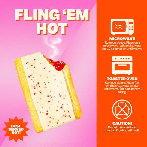 14g 4g 160 (8 Pack) Flings Protein Pastries Protein, Fiber, Calories Low Sugar Protein Snack Bars Gluten Free Frosted