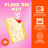 14g 4g 160 (8 Pack) Flings Protein Pastries Protein, Fiber, Calories Low Sugar Protein Snack Bars Gluten Free Frosted