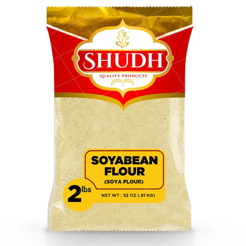 Shudh SOYABEAN FLOUR (SOYA FLOUR) 2 LB ~ All Natural | Vegan