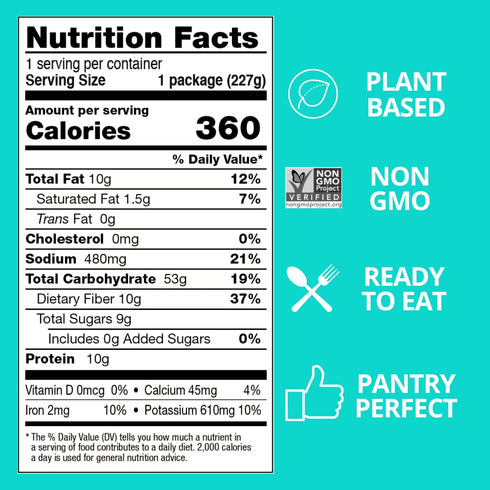 8oz (3 Pack) Kitchen & Love Tabbouleh & Quinoa Medley | Pre-Cooked, Microwave Ready Pouch, Shelf Stable, Non-GMO