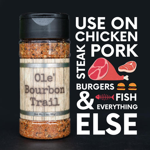 Ole' Bourbon Trail | Colonel De Spices | Small Batch Blended | No Additives |Made in the USA