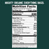 4 count 12oz. One Mighty Mill Whole Wheat Everything Bagels |