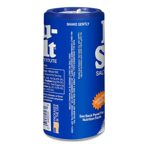 NU-SALT 3oz (Pack 1) Sodium-Free Salt Substitute, Shaker Bottle