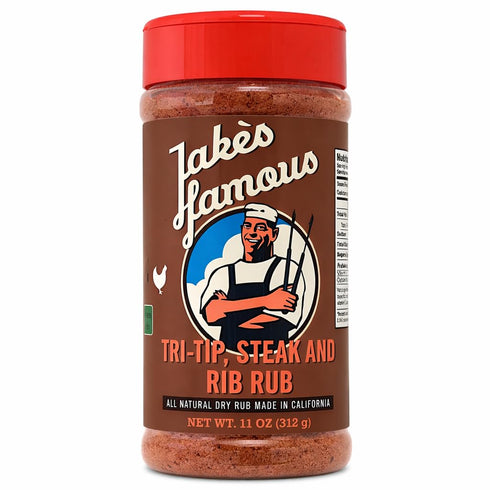 Jake's Famous Foods Jake's Righteous Rubs Tri Tip, Steak & Rib Rub 11 Oz All