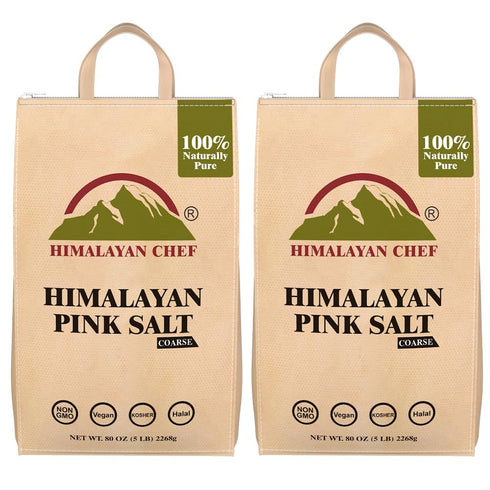 Himalayan Chef Himalayan Salt, Coarse Grain, Non-GMO, Kosher Certified, 100% Pure and