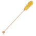 18 Candy Envy - Gold Caf Sugar Sticks Mini Rock Candy - Individually Wrapped Gold Treats - Original Sugar Flavored