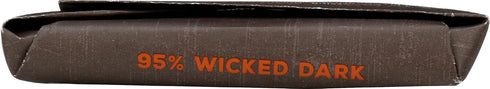95% 2.5 (1 Count), Taza Chocolate Organic Amaze Bar Stone Ground, Wicked Dark, Ounce Vegan
