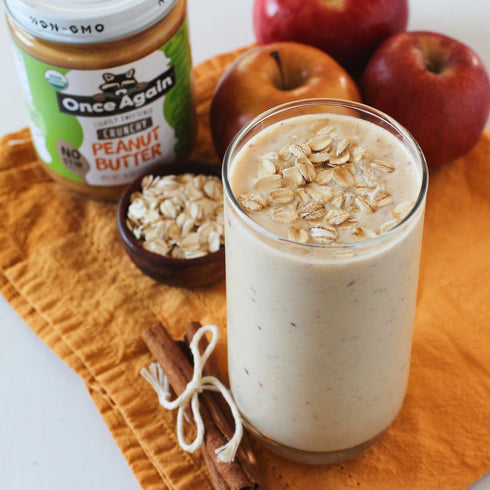16oz Once Again Organic Crunchy Peanut Butter, - American Classic, No Stir - Lightly Sweetened & Salted - USDA Organic