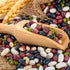 Generic (Pack 3) 5 100g of Color Bean Powder - Fine Ground Mixed Bean Flour for Smoothies, Porridge, and Baking